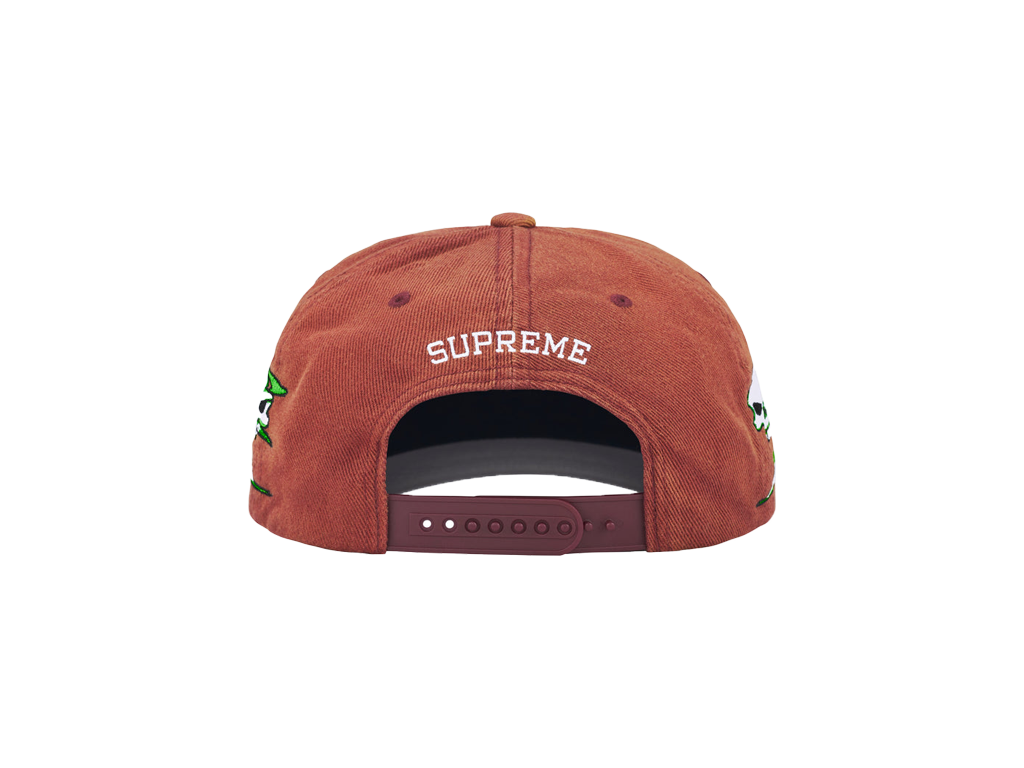 Supreme Skulls Spellout 6-Panel Rust