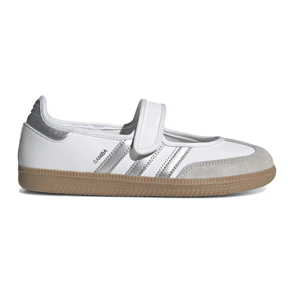 adidas Samba Jane White Silver Metallic (Women's) – boty, oranžová