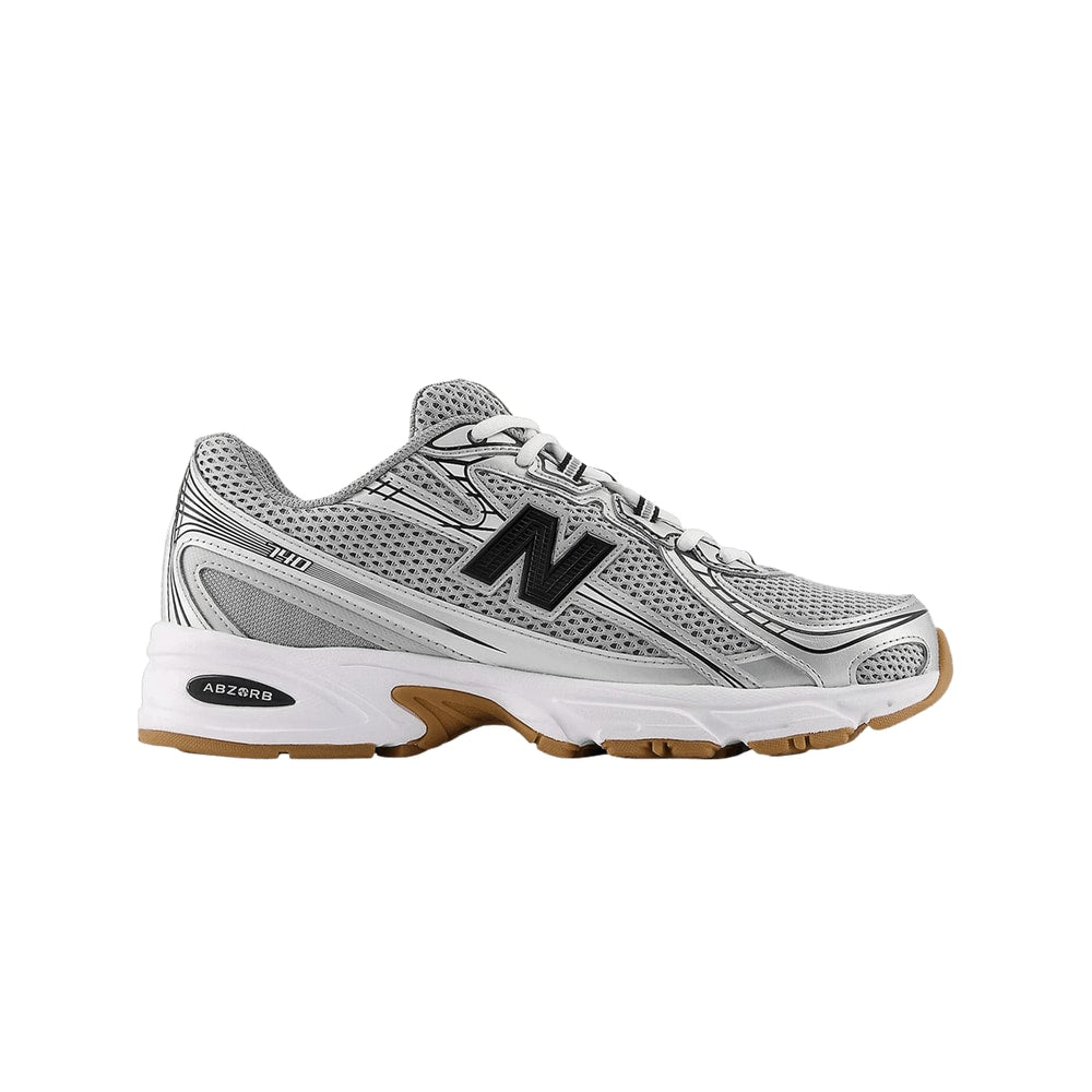 New Balance 740 Slate Grey Frosted Glass White Gum – tenisky, šedá