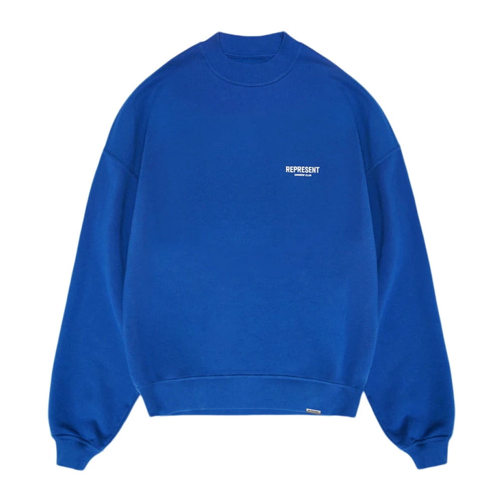 Represent Owner's Club Sweater Cobalt Blue/White – sudadera