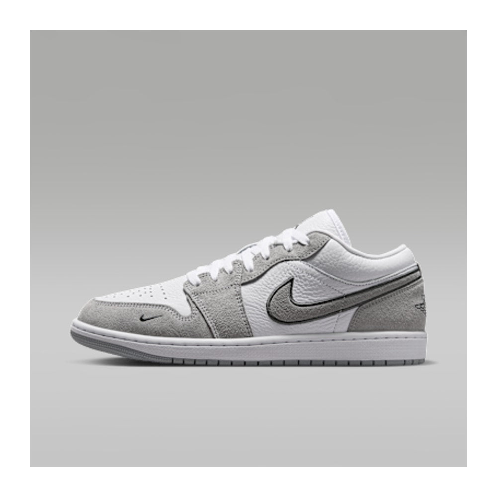 Air Jordan 1 Low SE Bílá Iron Grey Wolf Grey – adidași, gri