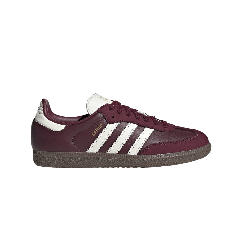 adidas Wmns Samba OG Maroon Off White Gum – boty, červená