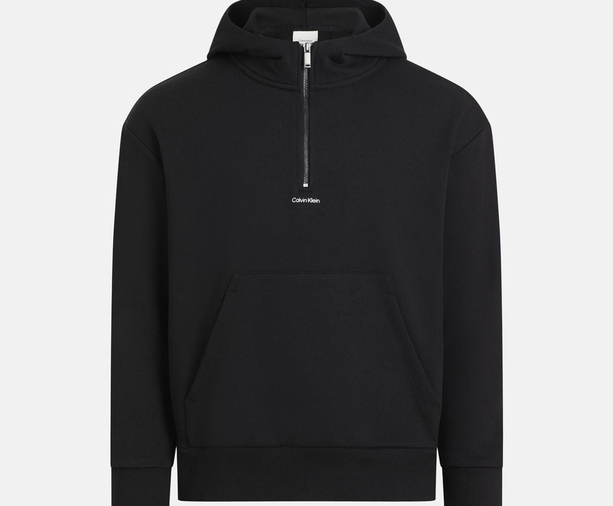 Calvin Klein Hoodie Black – pulóver, fekete