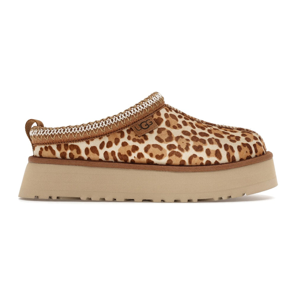UGG Tazz Plains Slipper Felicity Leopard Jasmine (Women's) – tenisky, béžová