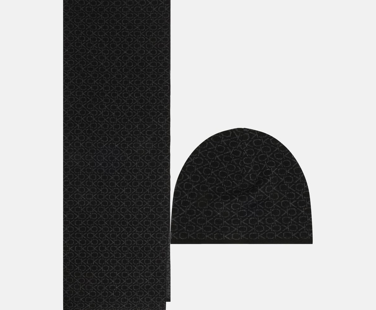 Calvin Klein Wool-blend scarf Black – accessoarer, svart