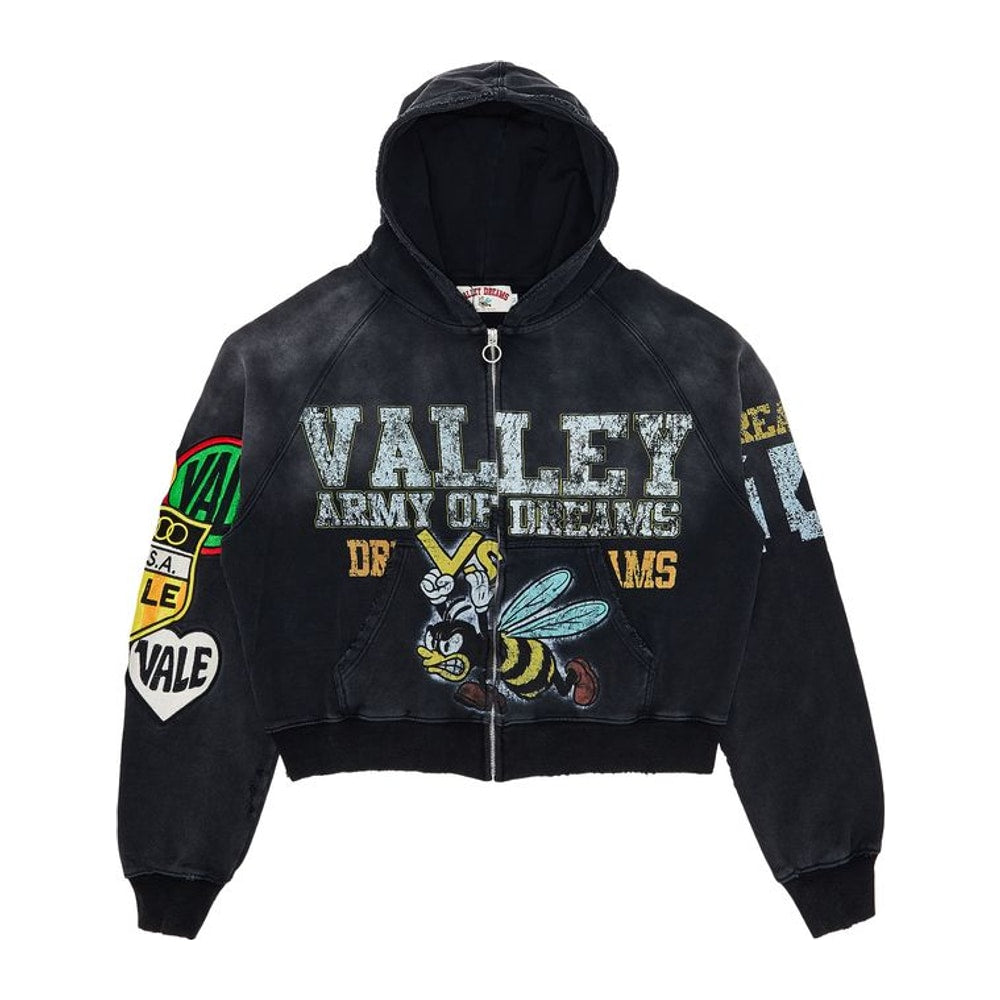 Vale Forever Army Of Dreams Zip Hoodie Black – суичър