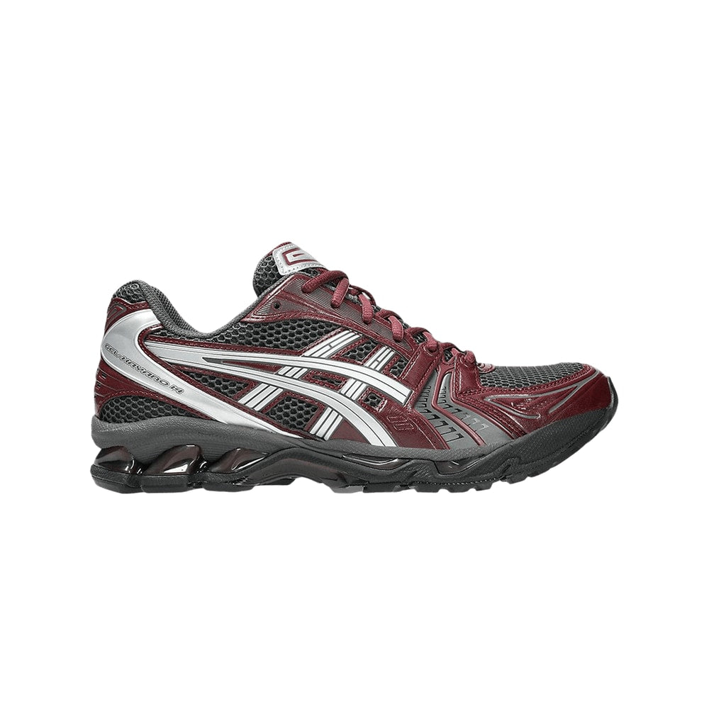 ASICS Gel Kayano 14 Burgundy Obsidian Grey – tenisky, červená