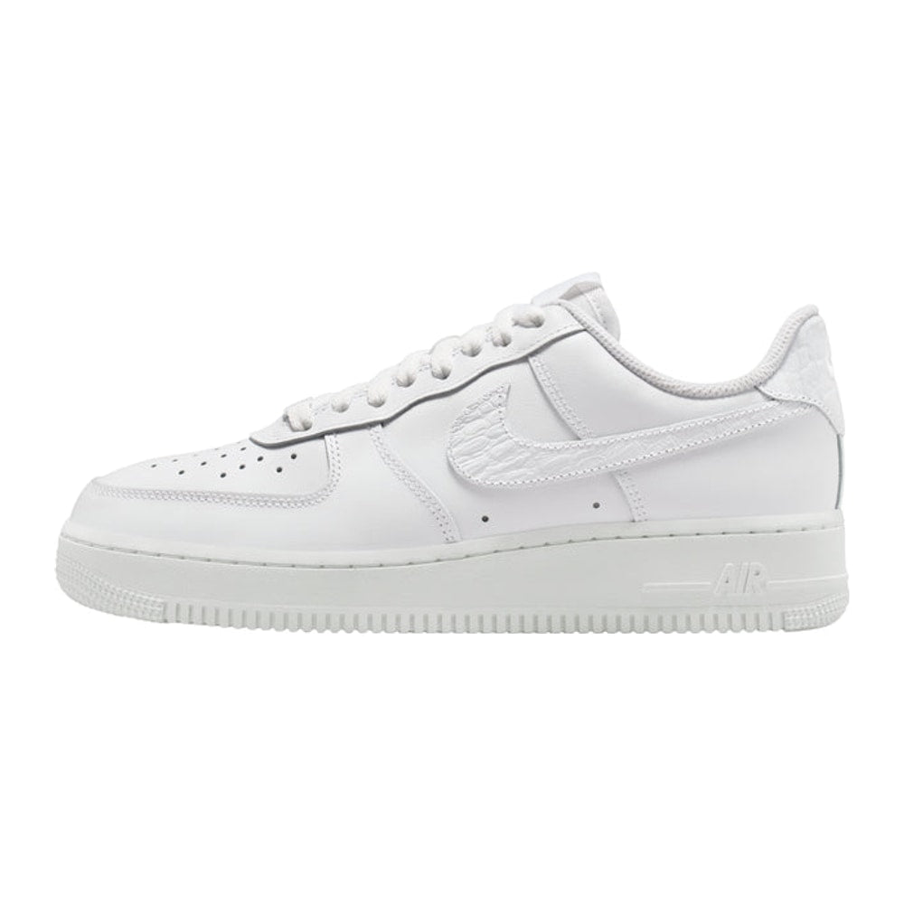 Nike Air Force 1 Low Pebble Croc 'White' – boty