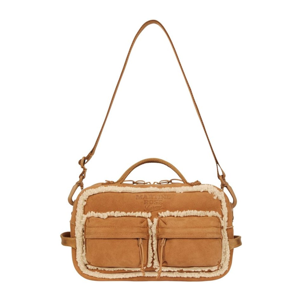 Supreme Martine Rose Shearling Mini Duffle Bag Brown – taška