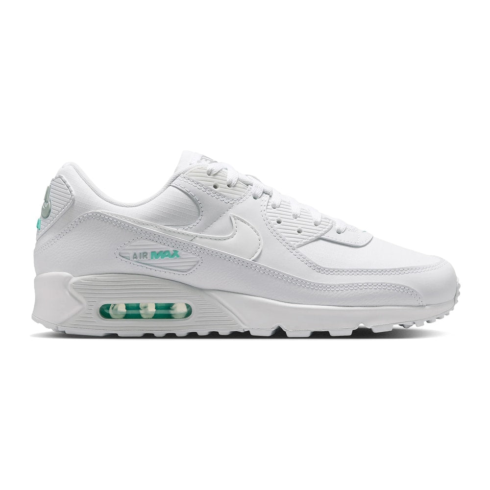 Nike Air Max 90 White Hyper Turquoise – boty, bílá