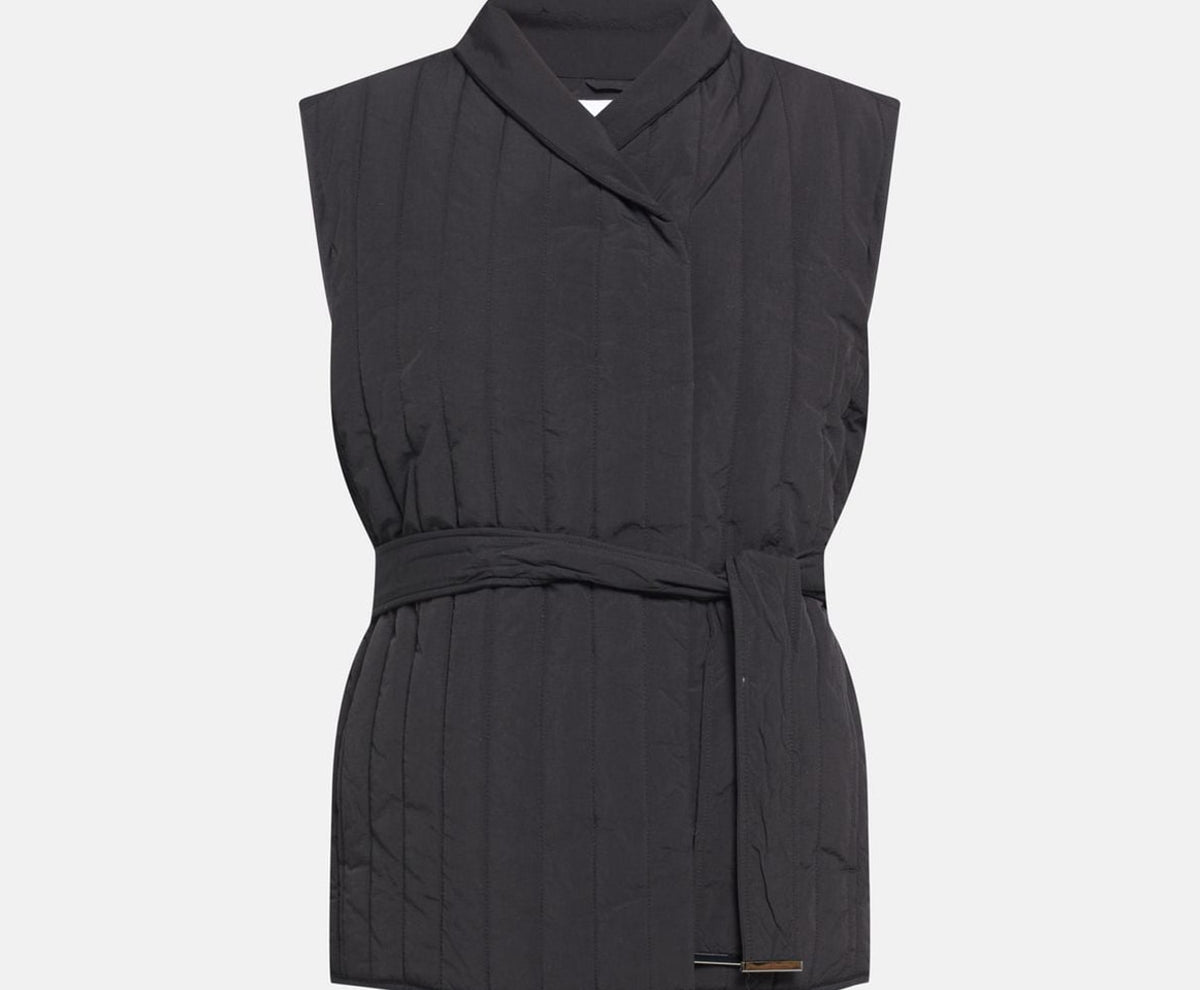 Calvin Klein Quilted gilet Black – îmbrăcăminte, negru
