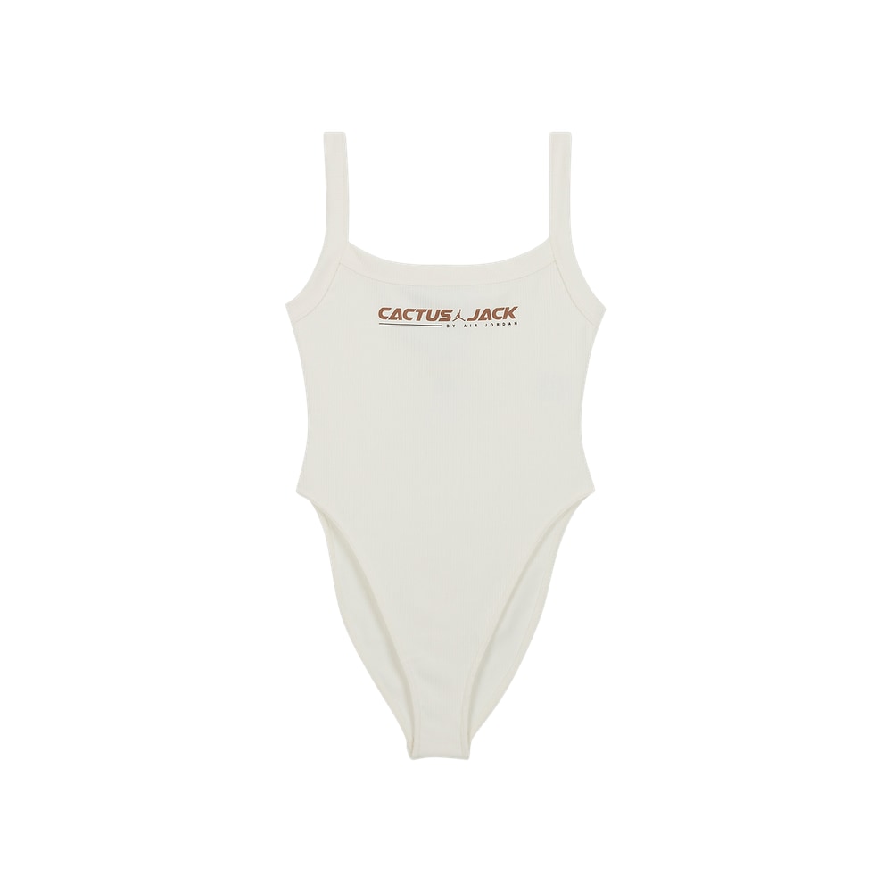 Cactus Jack by Travis Scott x Womens Air Jordan Bodysuit Sail – t-shirt, blanc