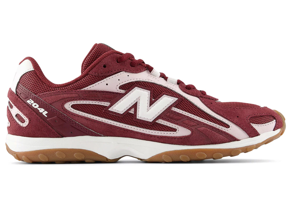 New Balance 204L Burgundy Stone Pink – chaussures, rouge
