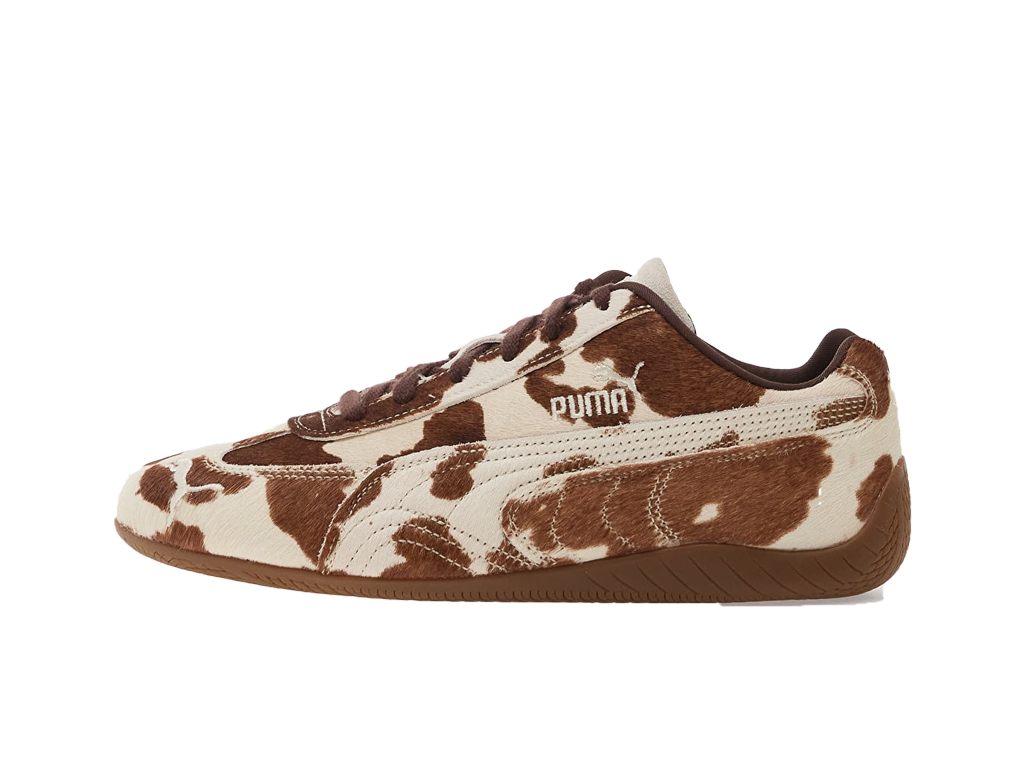 Puma Speedcat Doelette Pony Hair Deer Print Brown