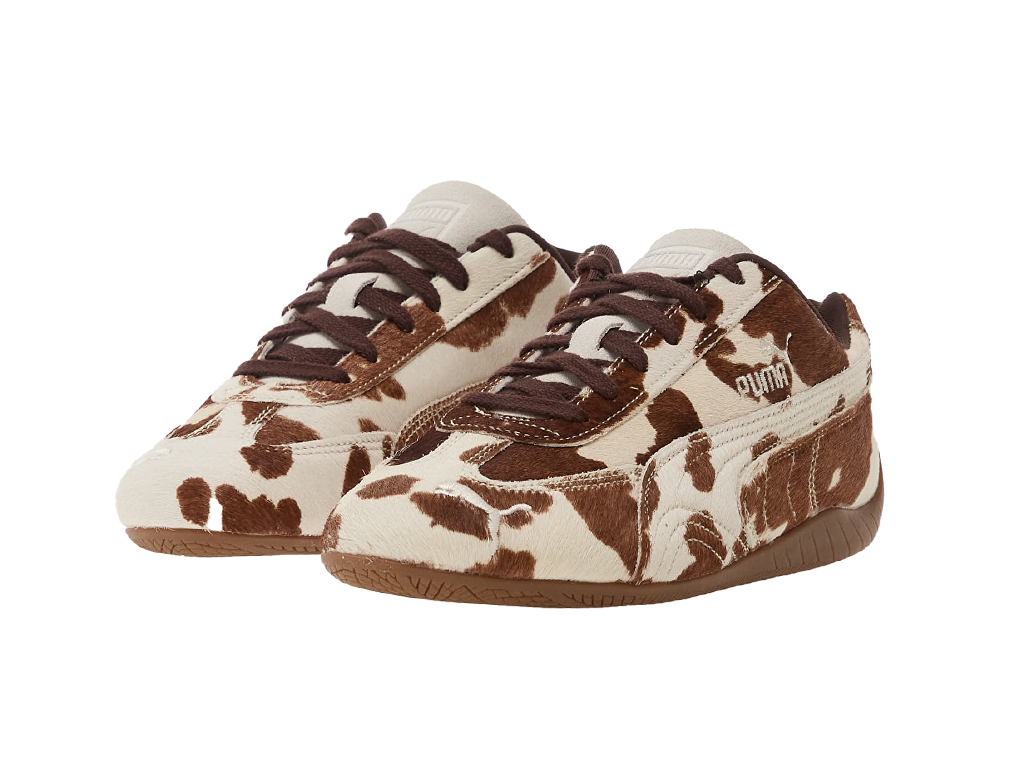 Puma Speedcat Doelette Pony Hair Deer Print Brown