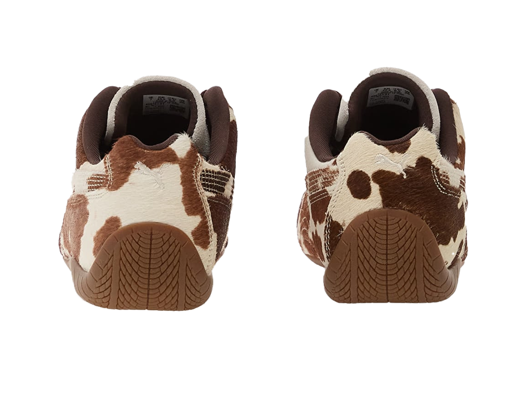 Puma Speedcat Doelette Pony Hair Deer Print Brown