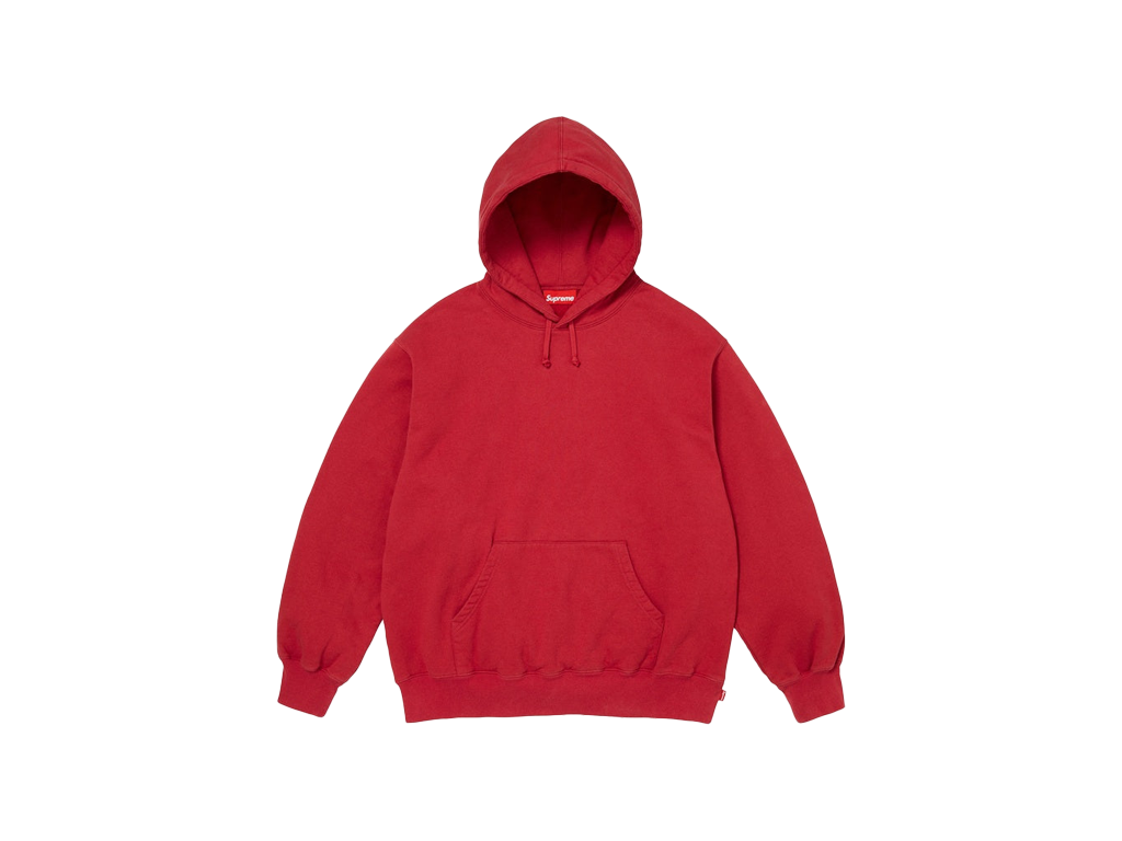 Supreme Mirro Appliqué Hooded Sweatshirt Red