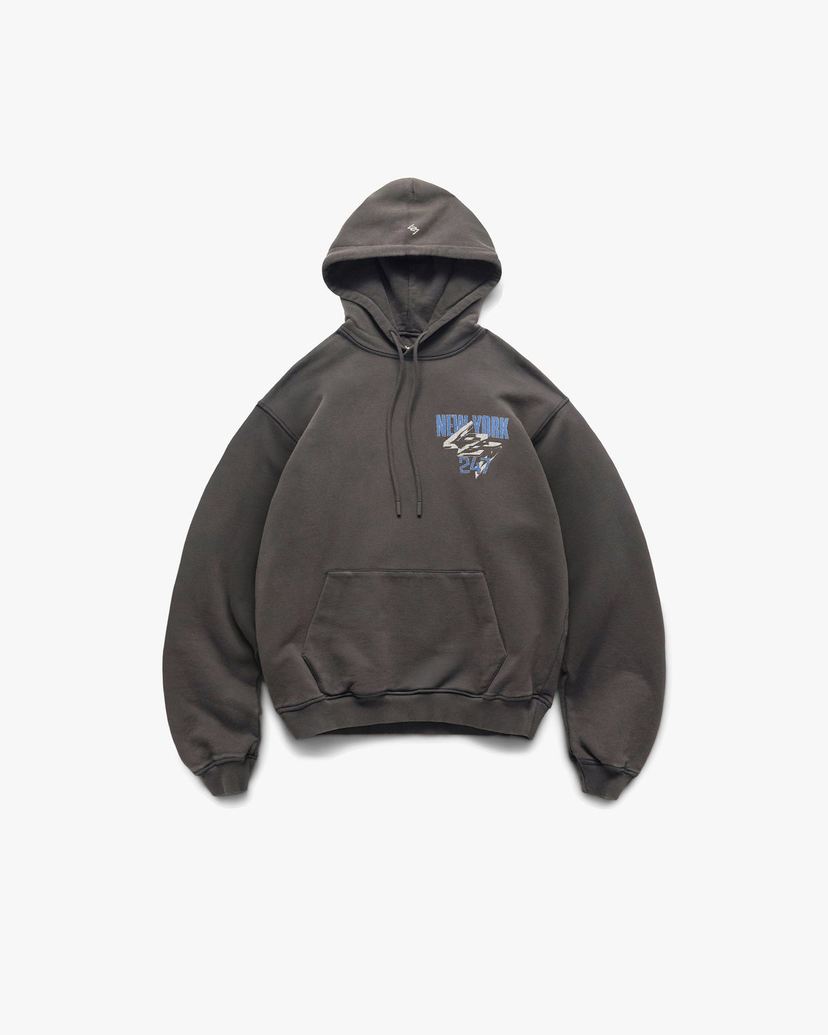 Represent 247 New York Hoodie Washed Grey – hanorac