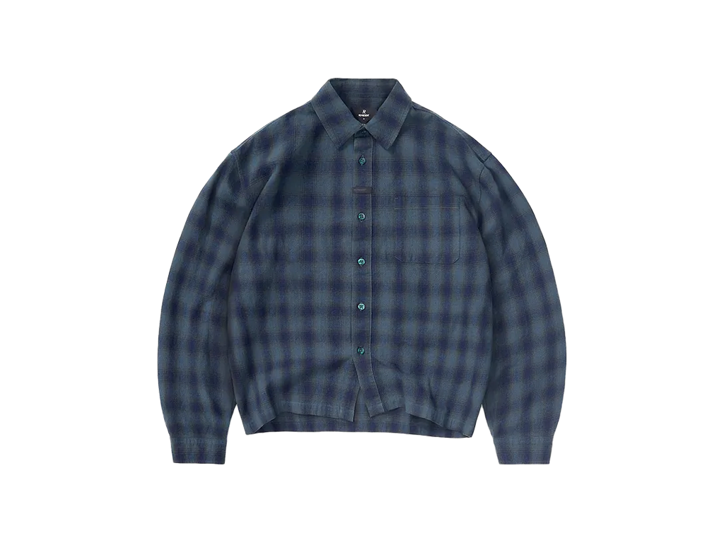 Represent Resent Plaid Shirt Dark Green