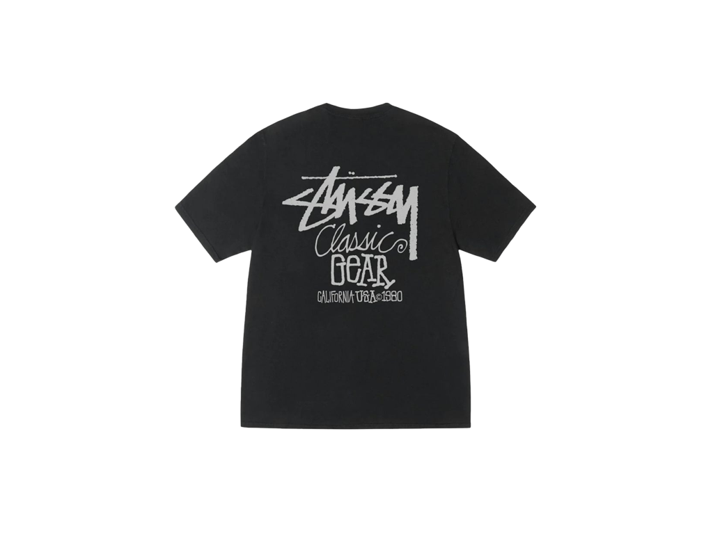 Stussy Dice Pigment Dyed Tee Black-Stüssy-pikastore.cz
