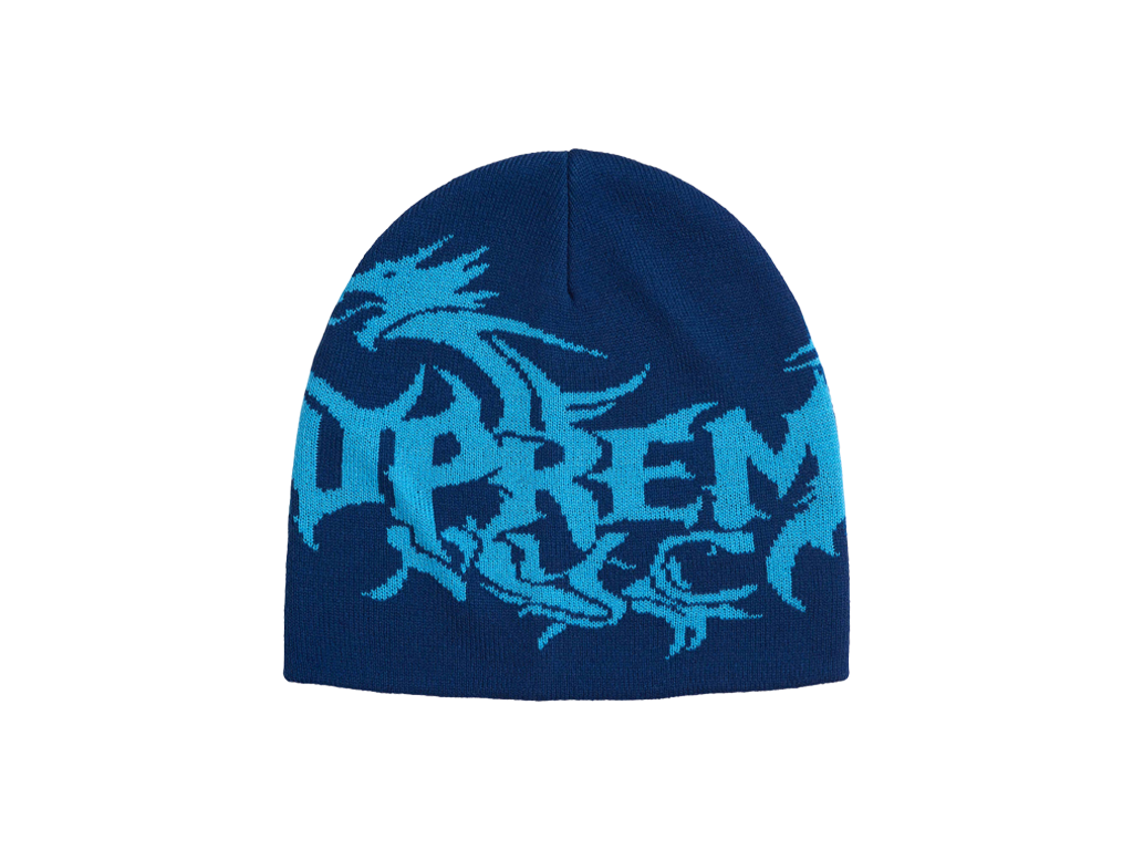 Supreme Dragon Beanie Navy-Supreme-pikastore.cz