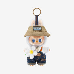 Labubu Pop Mart The Monsters Fall In Wild Vinyl Plush Doll Pendant Keychain