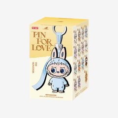 Labubu Pop Mart The Monsters Pin for Love Series Vinyl Plush Pendant (AM) Single Blind Box