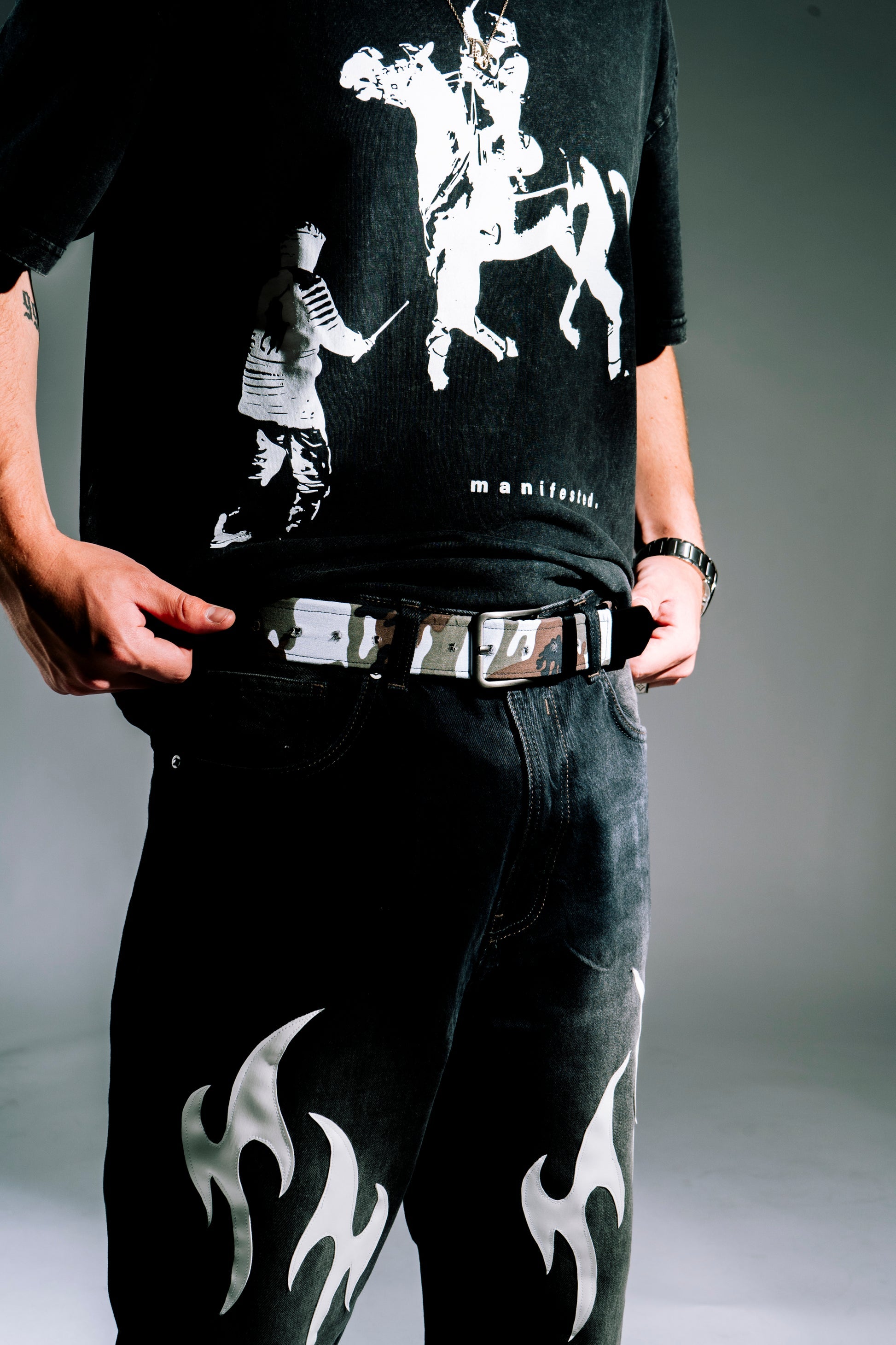 Custom Camo Belt-Pásek-Custompantsprg-pikastore.cz
