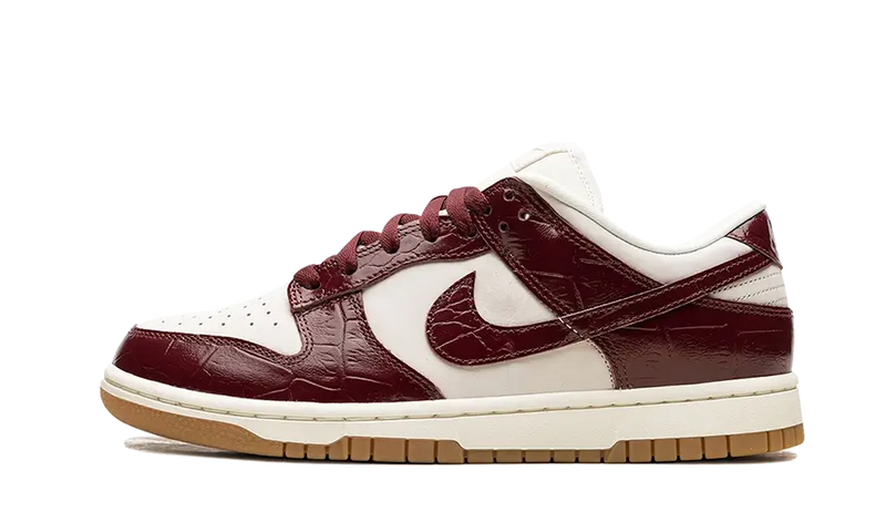 Nike Dunk Low LX Dark Team Red Croc (Women's)-sneakers-Nike-pikastore.cz