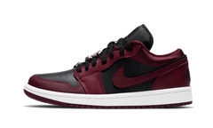 Nike Air Jordan 1 Low Black Dark Beetroot (Női)