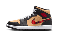 Nike Air Jordan 1 Mid SE Tartan Swoosh