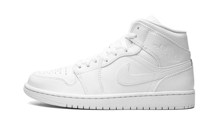 Nike Air Jordan 1 Mid GS Triple White 2023-Air Jordan-pikastore.cz
