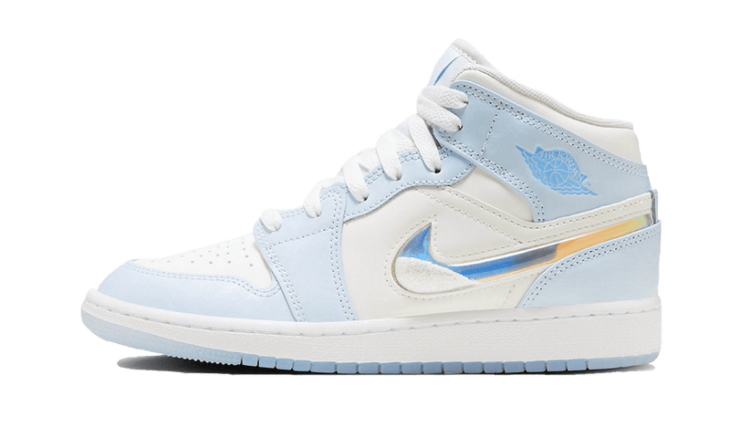 Nike Air Jordan 1 Mid SE Glitter Swoosh (PS)-sneakers-Air Jordan-pikastore.cz