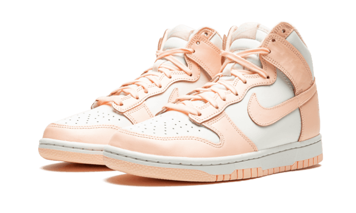 Nike Dunk High Sail Crimson Tint (Women's)-sneakers-Nike-pikastore.cz