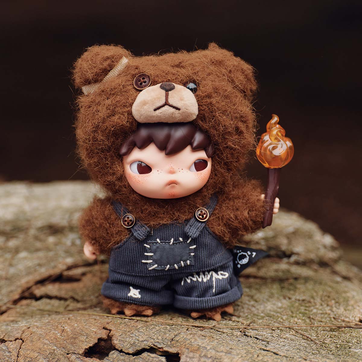 Labubu Pop Mart Hirono Living Wild-Fight for Joy Plush Doll-Labubu-pikastore.cz
