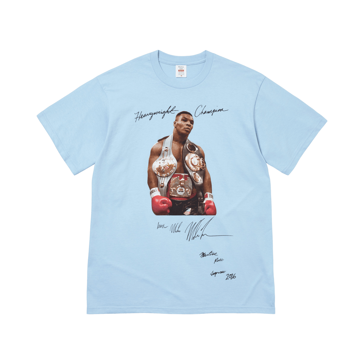Supreme x Martine Rose Champion Tee Powder Blue – t-shirt