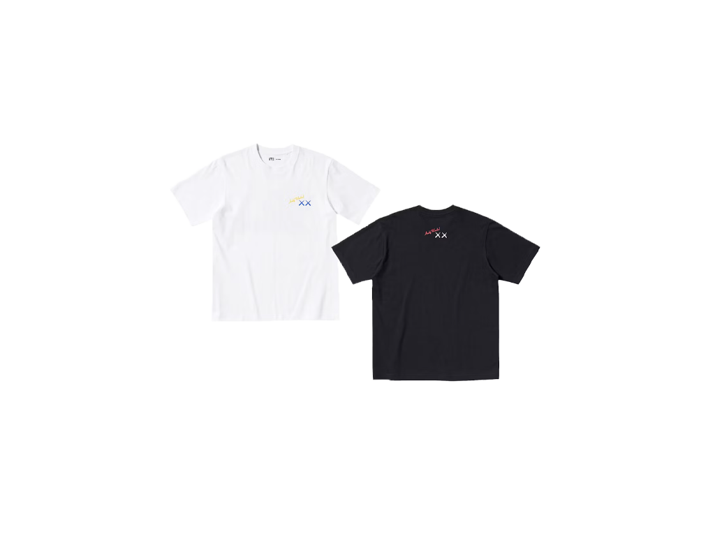 Kaws x Uniqlo Warhol UT Graphic 471321/476352 T-shirt Set White/Black-Kaws-pikastore.cz