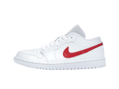 Nike Air Jordan 1 Low White University Red (Dame)