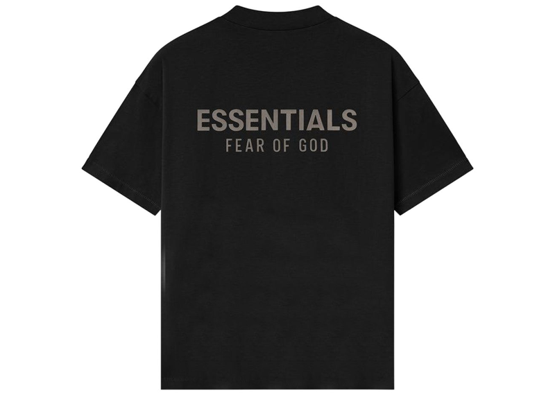 Fear of God Essentials S25 Classic T-Shirt Jet Black-Fear of God-pikastore.cz