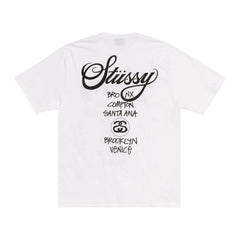 Stussy World Tour Tee White