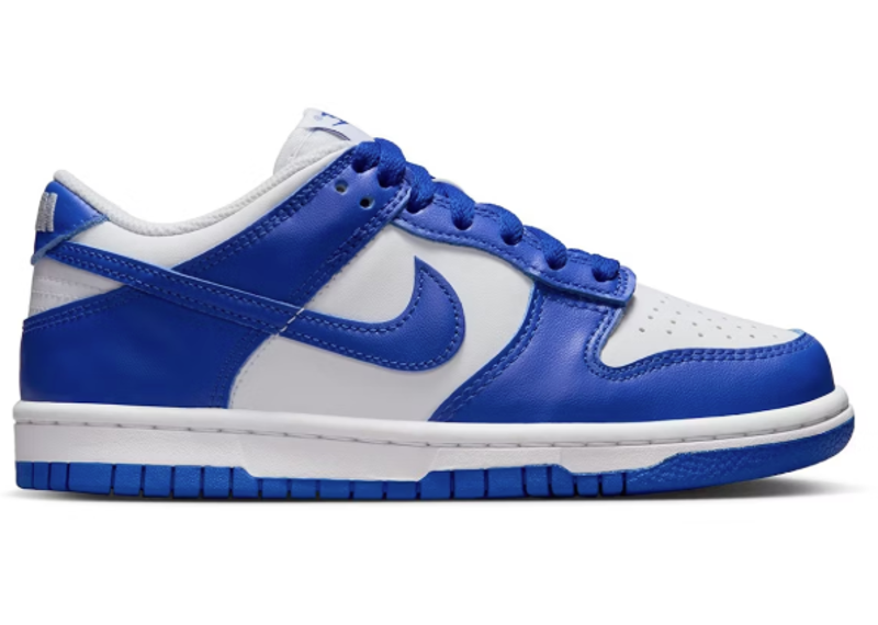 Nike Dunk Low White Hyper Royal (GS)-Nike-pikastore.cz