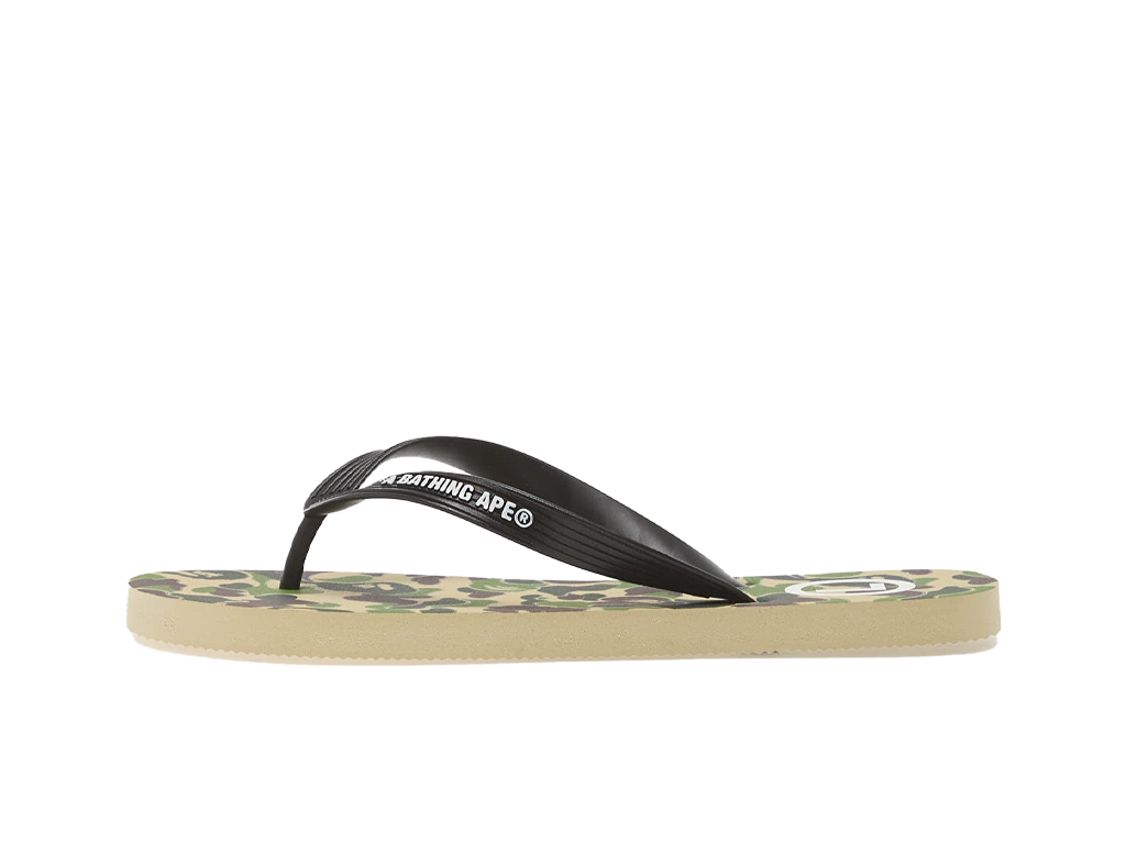 A BATHING APE Abc Camo Beach Sandals M Green-Bape-pikastore.cz