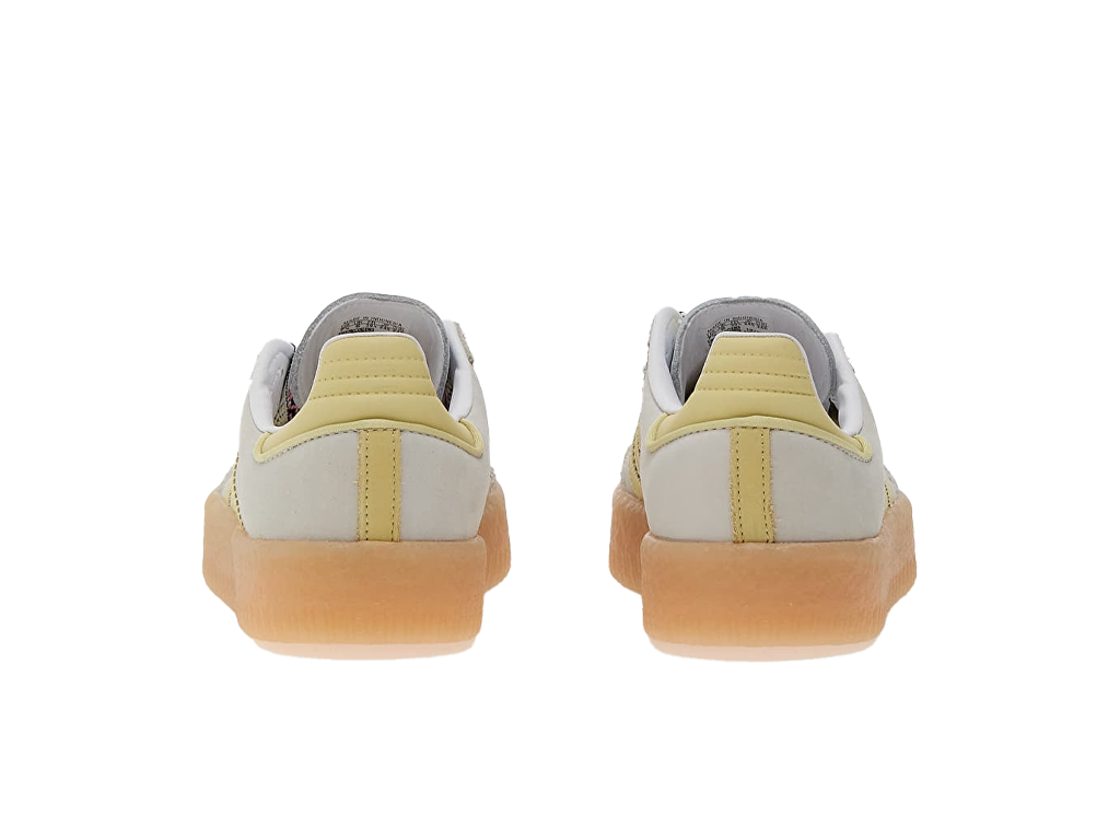 Adidas Sambae White Grey Powder Yellow (Womens)-Adidas-pikastore.cz