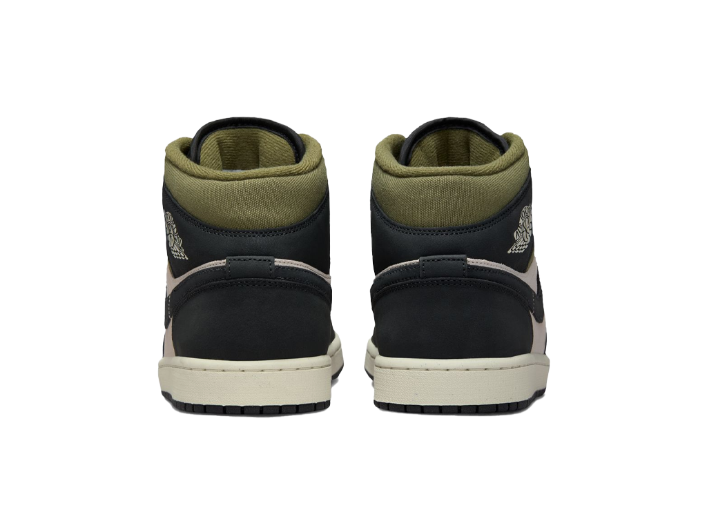 Air Jordan 1 Mid Off Noir Medium Olive – Sneaker – Foto 4 von 5
