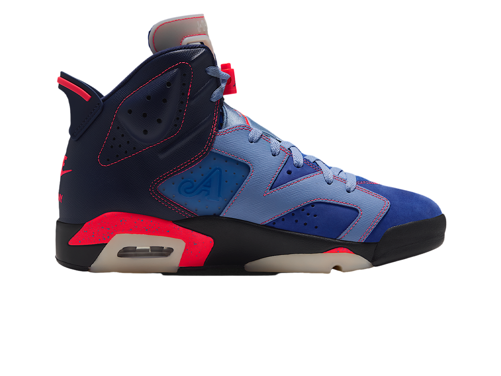 Awake NY x Air Jordan 6 Retro Midnight Navy Infrared – sportcipő – fotó 3/5
