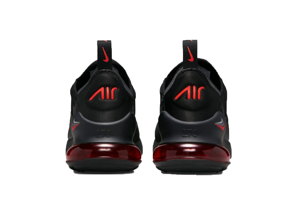 Nike Air Max 270 GS Multi-Swoosh - Black Habanero Red-Nike-pikastore.cz