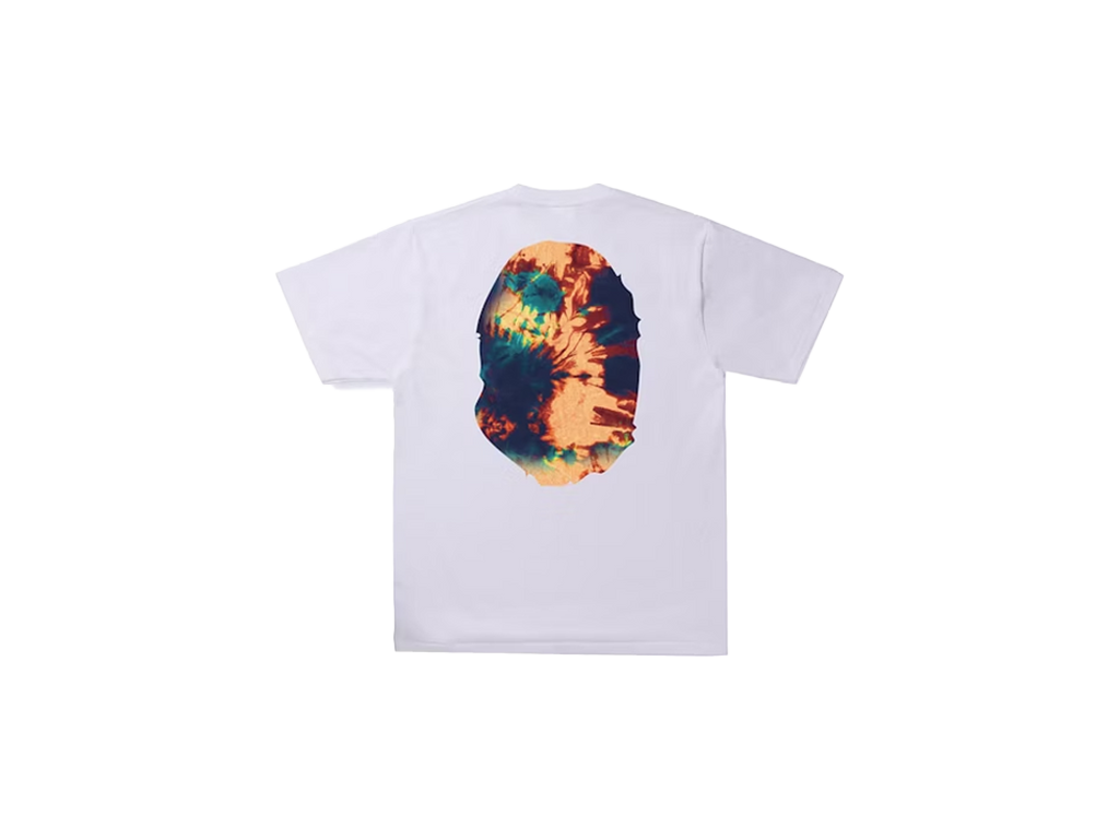 BAPE Tie Dye By Bathing Ape Tee White/Navy-BAPE-pikastore.cz