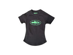 Corteiz Tee Alcatraz Neon Black