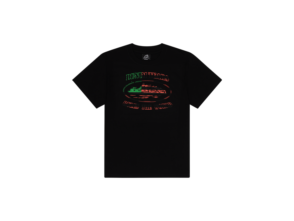 Corteiz x Denim Tears Cortears OG Alcatraz Tee Black-Corteiz-pikastore.cz