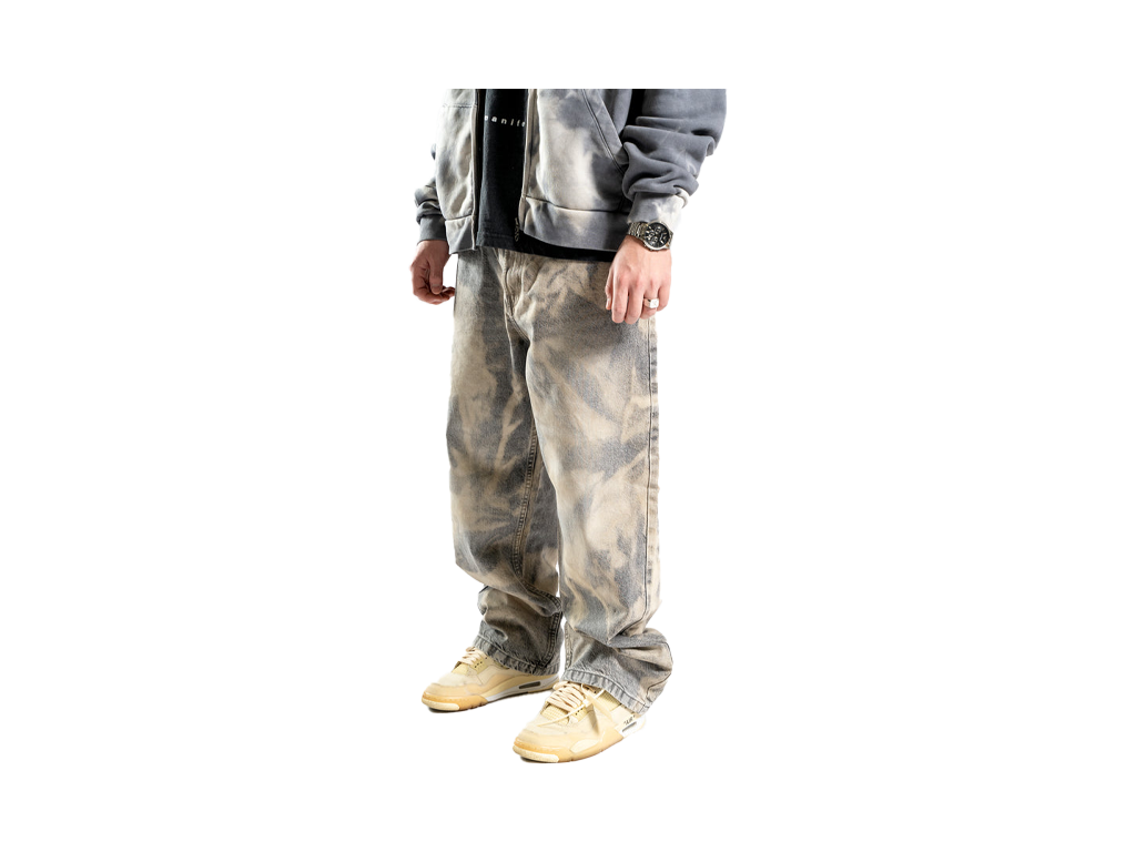 Custom Bleached Jeans-Kalhoty-Custompantsprg-pikastore.cz
